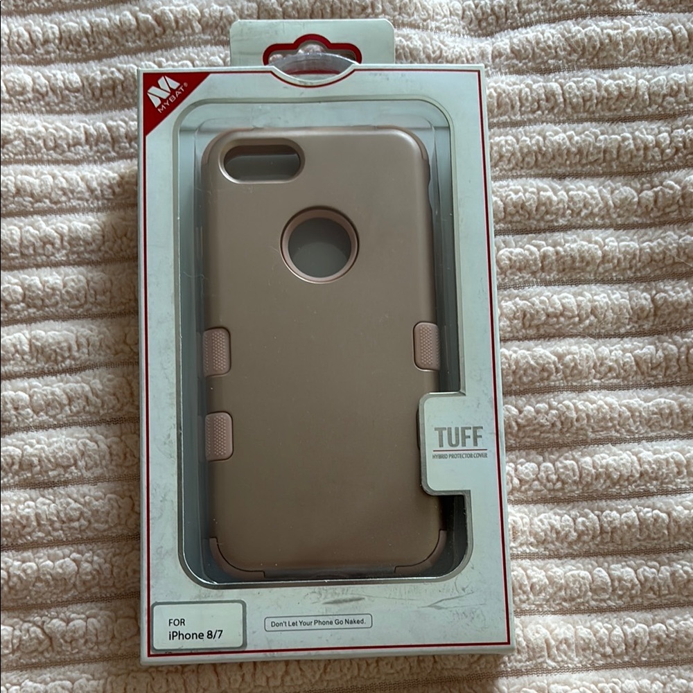 Pink Rugged iPhone Case with Dual-Layer Protection